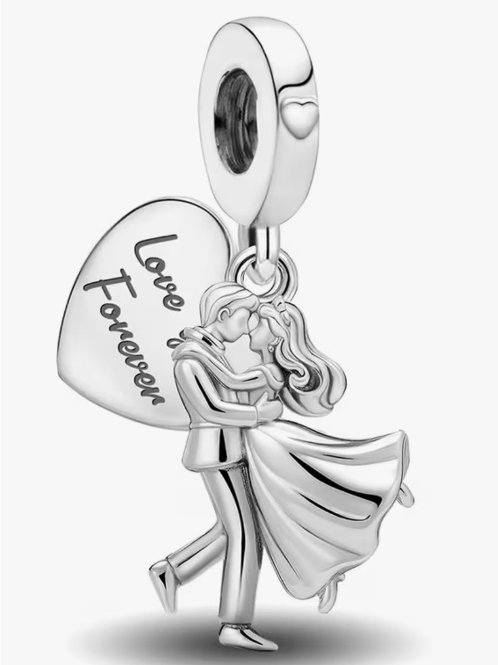 Love Forever Couple Dangle Charm -NEW